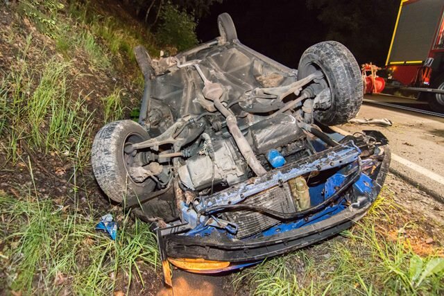 28-Jähriger bei Verkehrsunfall in Oederan schwer verletzt - 