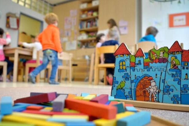 28 Prozent der sächsischen Krippen- und Kindergartenkinder in der Notbetreuung - 