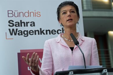 Sahra Wagenknecht, Vorsitzende vom Bündnis Sahra Wagenknecht.
