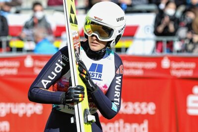 Selina Freitag, im Sommer-Grand-Prix 2021 in der Vogtland-Arena Zwölfte, freut sich auf ihr Heimspiel in Klingenthal. 