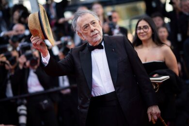 Francis Ford Coppola stellt seinen Film "Megalopolis" in Cannes vor.