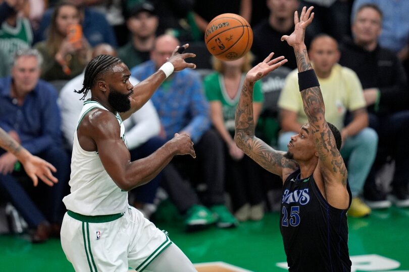 Die Boston Celtics-Guard gewinnen Spiel 1 der NBA-Finals gegen die Dallas Mavericks.