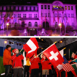 3500 Fans begrüßen Weltcup-Teams in Klingenthal - 3500 Fans haben am Montagabend auf dem Klingenthaler Marktplatz die Skispringer aus 18 Nationen mit einer großen Party begrüßt.