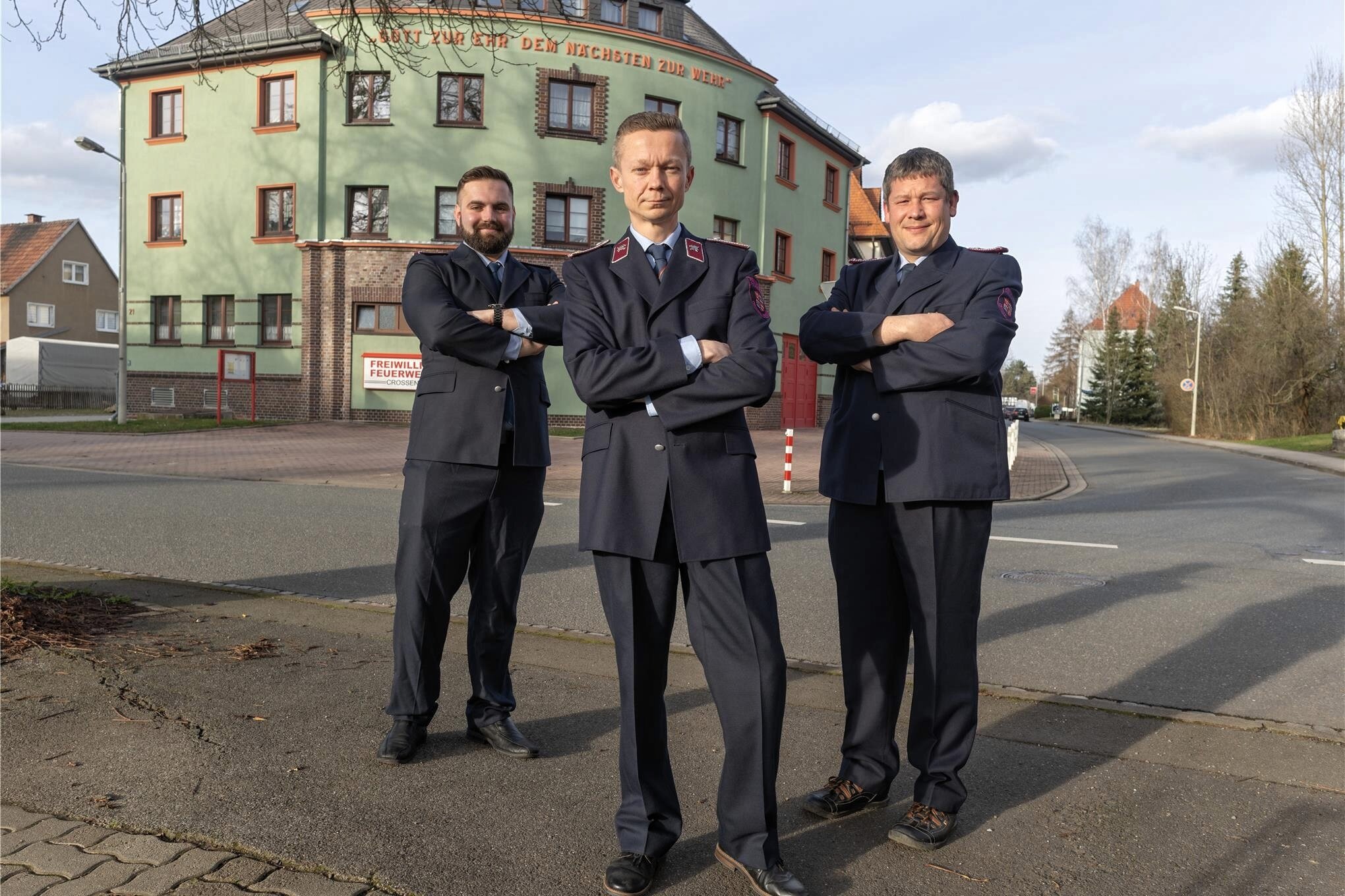 Wenn’s auf der Zwickauer B 93 knallt, sind sie zur Stelle Crossener