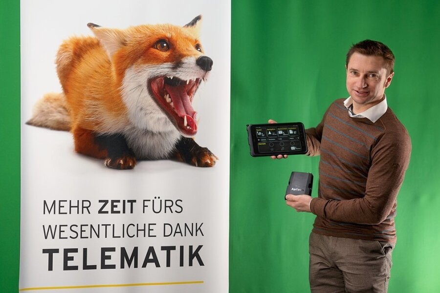 Hendrik Scherf hat den schlauen Fuchs als Symbol für sein Unternehmen Yellowfox ausgewählt.