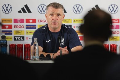 Serhij Rebrow ist der Trainer der ukrainischen Fußball-Nationalmannschaft.