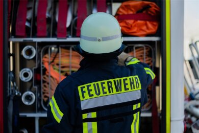 Rund 30 Feuerwehrleute waren an der Inneren Zwickauer Straße im Einsatz.
