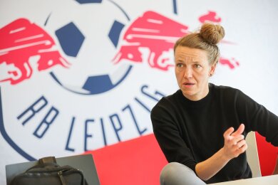 Viola Odebrecht, Leiterin Frauen- und Mädchenfußball von RB Leipzig.