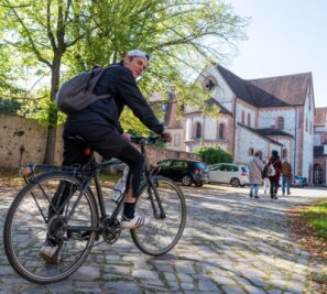 Im Wechselburger Kloster hat man Ideen, wie Gemeinde und Region von Chemnitz als Kulturhauptstadt 2025 profitieren könnten. Ein Idee ist der Anschluss des Ortes mit seiner Basilika an den Chemnitztalradweg. 