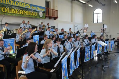 Das Musikkorps der Stadt Olbernhau gibt am 21. April sein Frühjahrskonzert.
