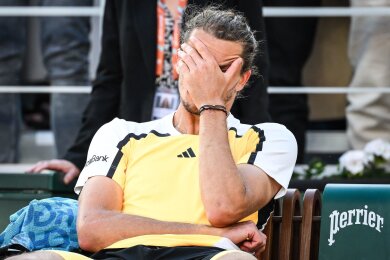 Alexander Zverev war nach der Niederlage im Finale der French Open gegen Carlos Alcaraz enttäuscht.