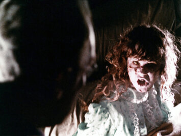 Beängstigende Erscheinung: Linda Blair in "Der Exorzist" als das von Dämonen besessene Mädchen Regan.  