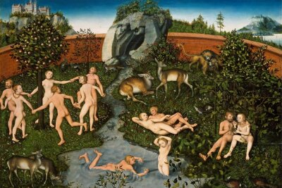 500 Jahre Tiergarten Colditz - Auf den Spuren der Geschichte - Das älteste Gemälde von Schloss Colditz stammt von Lucas Cranach dem Älteren und zeigt die Pracht des Tiergartens, das älteste Wildgehege Deutschlands.