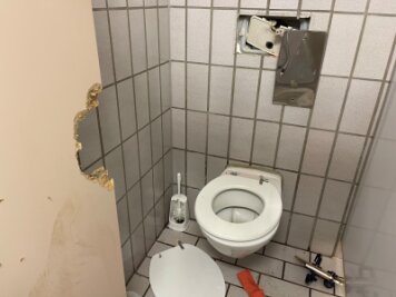 5000 Euro Schaden: Randale in Toiletten auf Rodewischer Schlossinsel - 