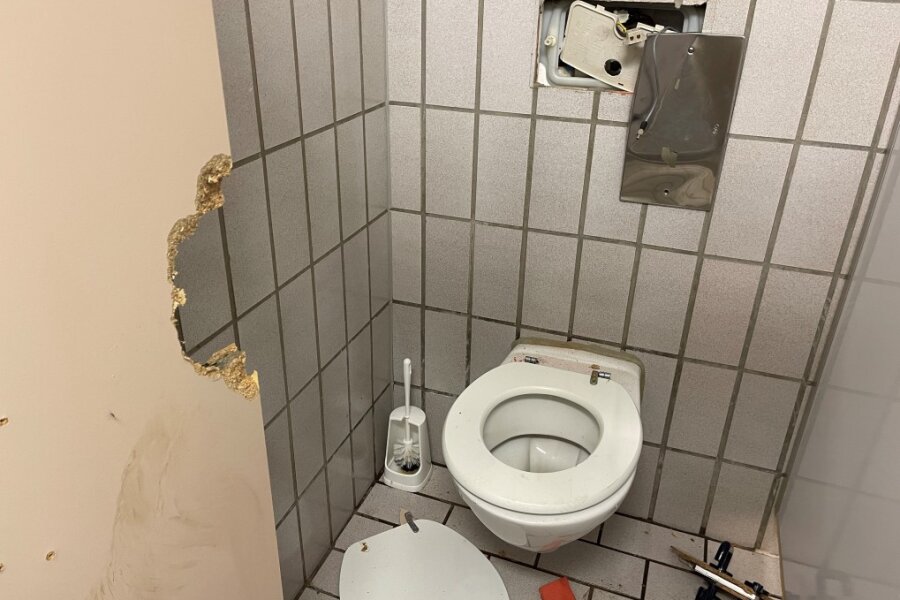 5000 Euro Schaden: Randale in Toiletten auf Rodewischer Schlossinsel 