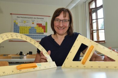Mathematik- und Chemie-Lehrerin Jana Bioly vom Oelsnitzer Julius-Mosen-Gymnasium wurde mit dem Deutschen Lehrkräftepreis ausgezeichnet.