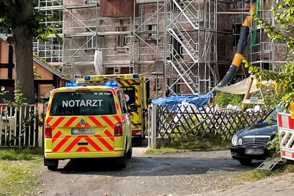 53-jähriger Mann bei Arbeitsunfall in Schwarzenberg schwer verletzt - 