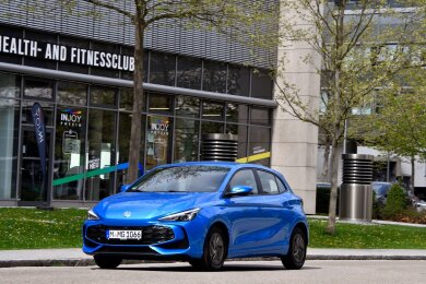 Der neue MG3, der ab Frühsommer in Deutschland erhältlich sein soll, kommt zunächst als Hybrid auf den Markt.