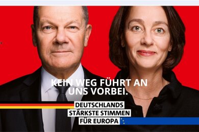 Wer als Internetadresse cdu.eu eingibt, wird von zwei lächelnden SPD-Größen begrüßt.