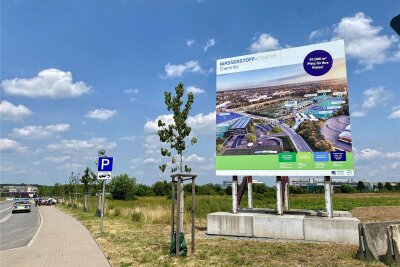 Hier auf dem Technologiecampus im Süden von Chemnitz soll das Wasserstoffzentrum entstehen. Wirklich ohne Anschluss ans Netz?