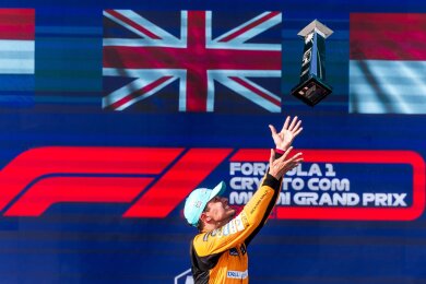 McLaren-Pilot Lando Norris hat den Großen Preis von Miami geonnen.