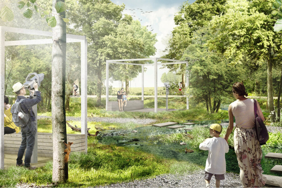 So sollen die "Paradiesgärten Mühlbachtal" zur Landesgartenschau aussehen