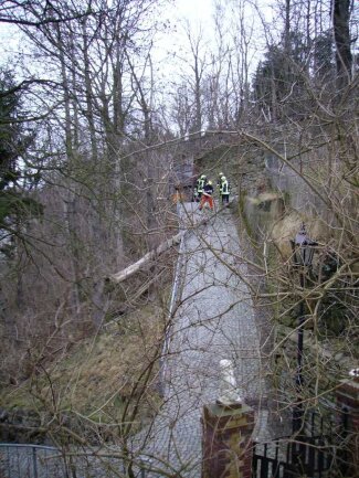 Annaberg Sturm Kyrill Schleudert Wohnwagen In Den Wald Freie