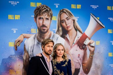 Ryan Gosling und Emily Blunt kommen zur Europapremiere des Films "The Fall Guy".