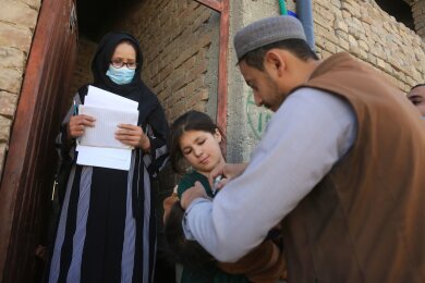 In Afghanistan sollen fast elf Millionen Kinder gegen Polio geimpft werden (Archivbild).