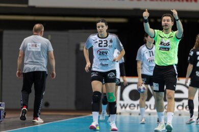 Simona Madzovska ist in ihrer fünften Saison beim BSV Sachsen Zwickau die mittlerweile dienstälteste Spielerin im Kader des Handball-Bundesligisten. Ob sie im Sommer ihre Karriere fortsetzt, steht noch nicht fest.