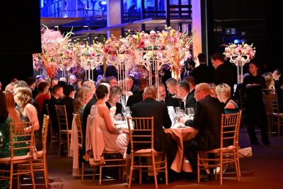 Festliche Atmosphäre beim Galadinner.