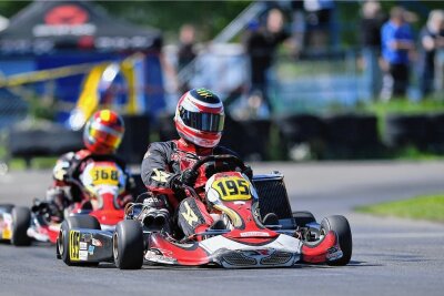 Rennkarts wie diese sind am ersten Septemberwochenende auf der Motorsportarena Mülsen gefahren. 