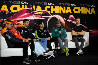 Bereit für den Großen Preis von China: Formel-1-Piloten unter sich.