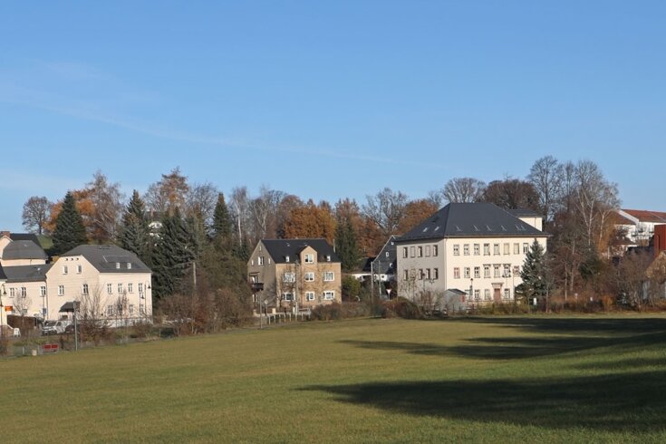 750 Jahre Oberlungwitz: Vorbereitungen nehmen Fahrt auf - Blick auf Oberlungwitz: Im kommenden Jahr feiert die Stadt ihr 750-jähriges Bestehen.