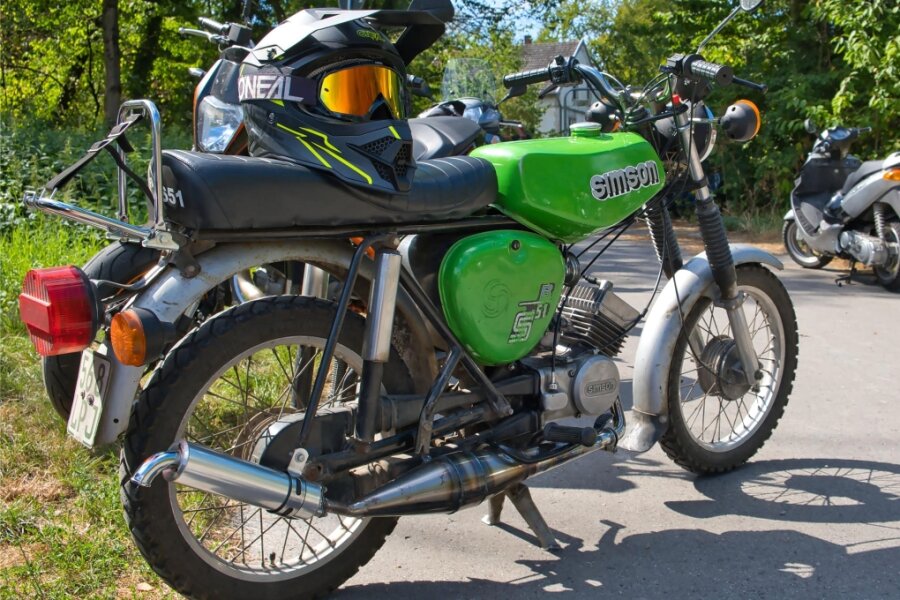 80 Mopeds auf Tour - Polizei stoppt Simson-Ausfahrt zwischen Memmendorf und Frankenberg - Die einst in Suhl hergestellten Simson-Mopeds (Symbolbild) sind heute noch beliebt und werden gern getunt. Foto: Imago/ingimage