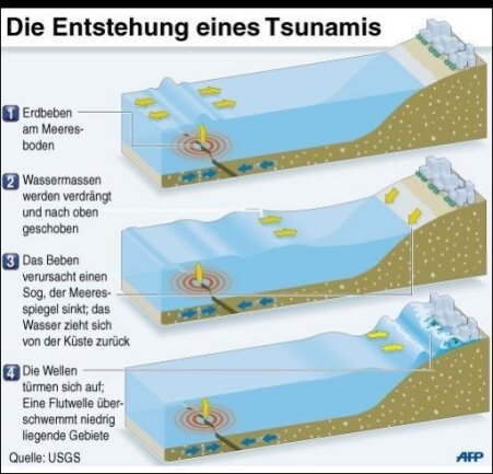Infografik Wie Ein Tsunami Entsteht Freie Presse Thema Des es Regional