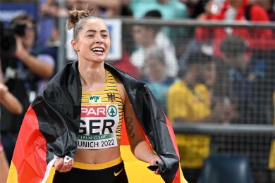 Gina Lückenkemper wurde 2022 Doppel-Europameisterin und gehört zum 114-köpfigen Aufgebot des Deutschen Leichtathletik-Verbandes.