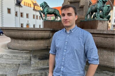 Tom Petzold, gebürtig aus Dresden. Zum Studieren ist der 25-Jährige nach Freiberg gezogen. Seit März engagiert er sich für Fridays for Future.
