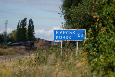 Ukrainian settlement Vorstoß near Kursk fortress. (Archive image)