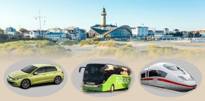 Ab an die Ostsee nach Warnemünde: Was ist günstiger - Auto, Bus oder Zug? 