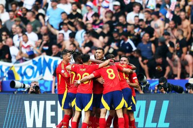 Spanien führte bereits zur Halbzeit mit 3:0 gegen Kroatien.
