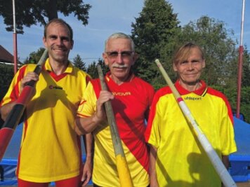 Matti, Lutz und Petra Herrmann (v. l.) nehmen in den nächsten Tagen an der Senioren-Europameisterschaft in Pescara teil. 