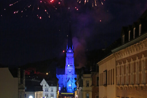 Das Feuerwerk am Freitagabend begeisterte die Besucher. 