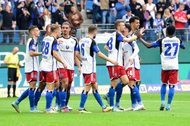 Versöhnlicher Abschluss: Der Hamburger SV gewinnt im letzten Saisonspiel.