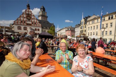 Das Stadtfest Plauener Frühling lockt am Wochenende wie Anfang Mai vergangenen Jahres in das Zentrum der Kreisstadt.
