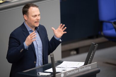 Grünenpolitiker Kai Gehring im Bundestag.