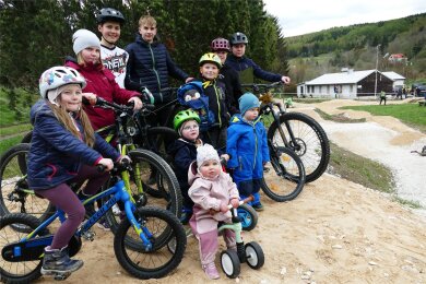 Vom Laufrad bis zum Mountainbike: Für Kinder aller Altersgruppen soll die neue Bikestrecke in Hammerunterwiesenthal eine interessante Freizeitbeschäftigung darstellen.