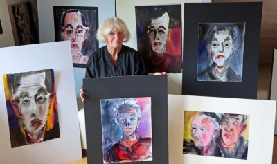 Ab heute erstmals in Chemnitz zu sehen: Porträts des Holocausts - Isolde Roßners Kunstwerke werden am Donnerstag innerhalb einer Vernissage und Vesper in der Jakobikirche Chemnitz erstmalig gezeigt.