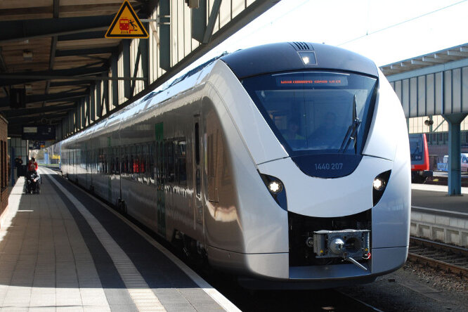 Ab Juni neue Elektrozüge zwischen Dresden und Hof - Neuer Alstom-Zug vom Typ "Coradia Continental".