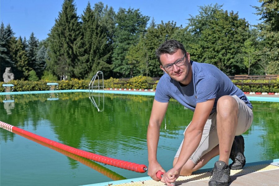 Abgebadet: Dieses Fazit zur Saison ziehen Freibäder - Carsten Dietzsch, Inhaber der Firma BBE Badbetreiber Erzgebirge, zieht eine positive Bilanz zur Saison.